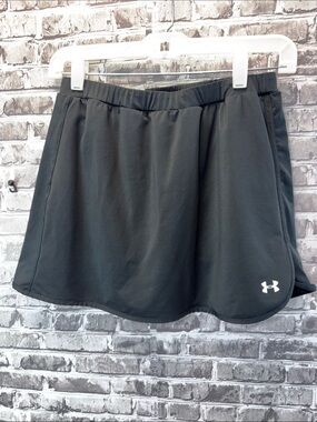 Under Armour Black Performance Tennis Skort with Logo